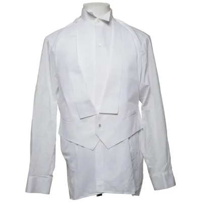 Smoking overhemd (Wit) van Bosweel Katoen, Polyester