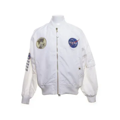 Bomber jacket (White) from Alpha Industries Nylon