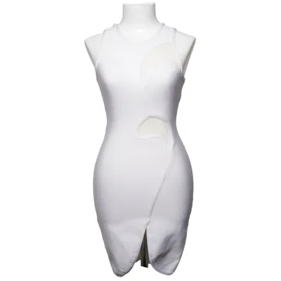 Jurk (Wit) van Herve Leger Elastaan, Polyamide, Viscose