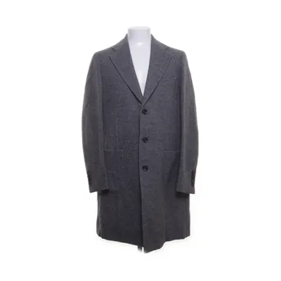 Manteau (Gris) de Cavaliere Laine d'alpaga, Polyamide, Viscose