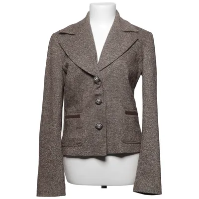 Blazer (Bruin) van Dolce & Gabbana Acetaat, Katoen, Polyester, Zijde, Wol