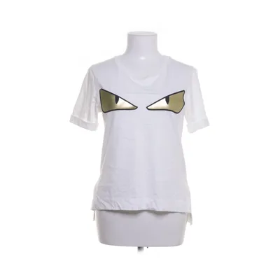 T-shirt (Vit) från Fendi Bomull, Nylon