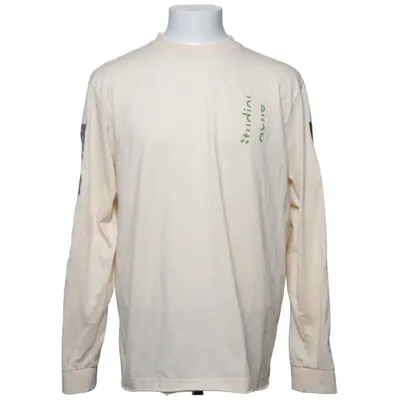 T-shirt à manches longues (Beige) de Acne Studios Coton, Élasthane, Polyester