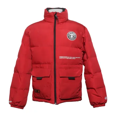 Donsjack (Rood) van A Bathing Ape Dons, Veer, Polyamide, Polyester