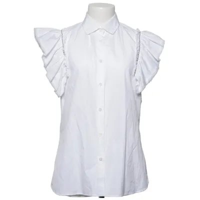 Top (Wit) van Miu Miu Katoen