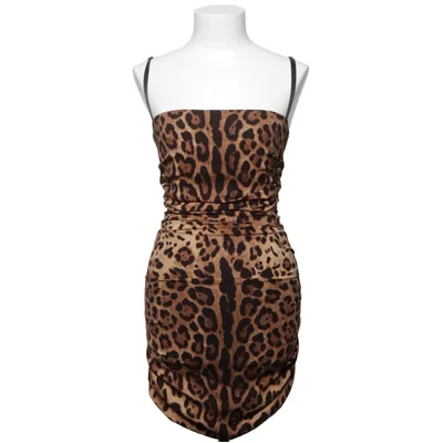 Klänning (Brun, Svart) från Dolce & Gabbana