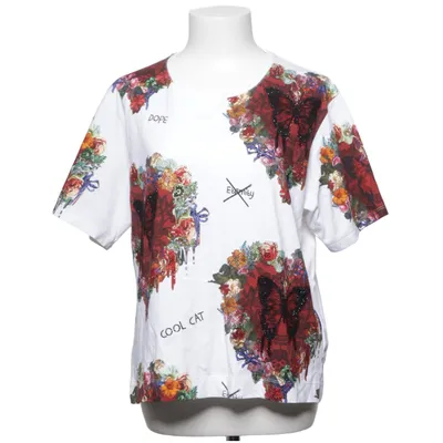 T-shirt (Hvid, Flerfarvet) fra Philipp Plein Couture Bomuld, Polyester