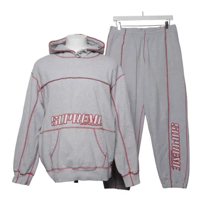 Ensemble (Gris) de Supreme Coton, Polyester
