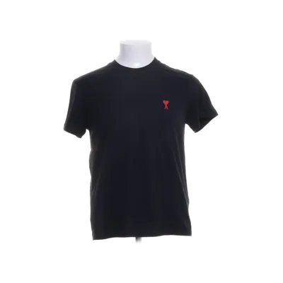 T-shirt (Zwart) van AMI Organisch katoen, Elastaan