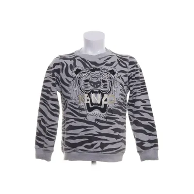 Collegetröja (Grå, Svart) från Kenzo Kids Bomull, Polyester