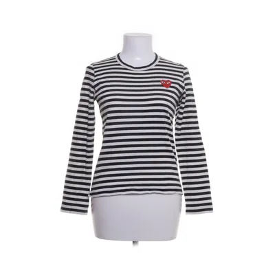 Langærmet t-shirt (Hvid, Sort) fra Comme des Garçons PLAY