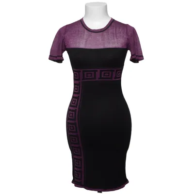 Robe (Noir, Violet) de Versace Collection