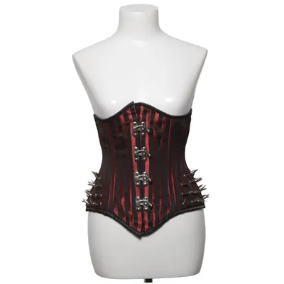 Korsett (Svart, Röd) från Dracula Clothing Bomull, Polyester