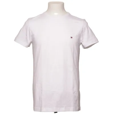 T-shirt (Wit) van Tommy Hilfiger Katoen, Elastaan