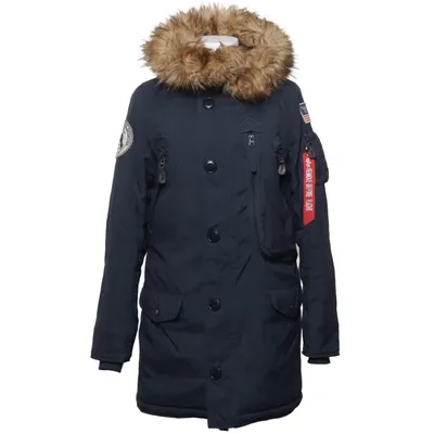 Parka (Bleu) de Alpha Industries Acrylique, Polyamide, Polyester
