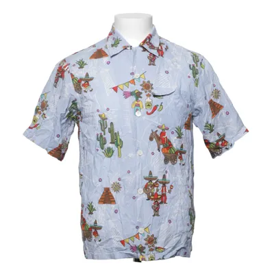 Chemise à manches courtes (Bleu, Multicolore) de Prada Coton