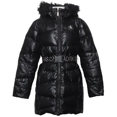 Dunfrakke (Sort) fra Calvin Klein Jeans Polyester