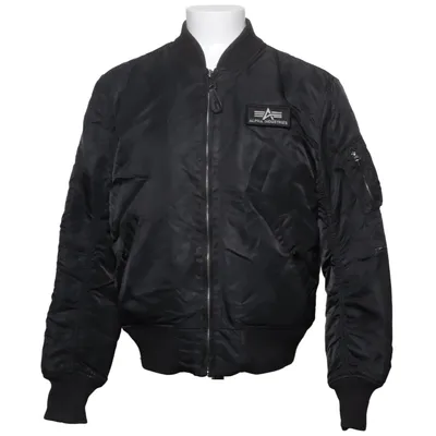 Bomberjack (Zwart) van Alpha Industries Katoen, Polyamide, Polyester