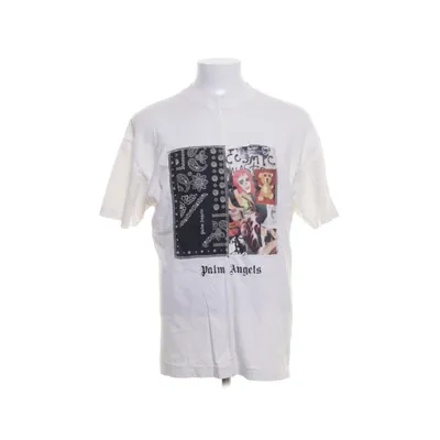 T-shirt (White, Multicolored) from Palm Angels Cotton