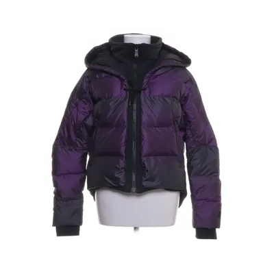 Down jacket (Purple, Black) from Nike Polyester, Down, Cotton