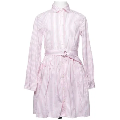 Skjortekjole (Pink, Hvid) fra Polo Ralph Lauren Bomuld