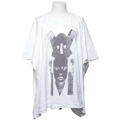 T-shirt (Blanc, Noir) de Rick Owens DRKSHDW Coton