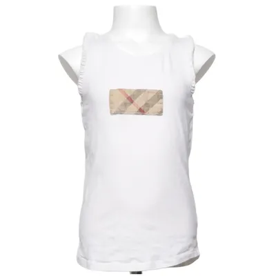 Top (White, Multicolored) from Burberry Cotton, Elastane