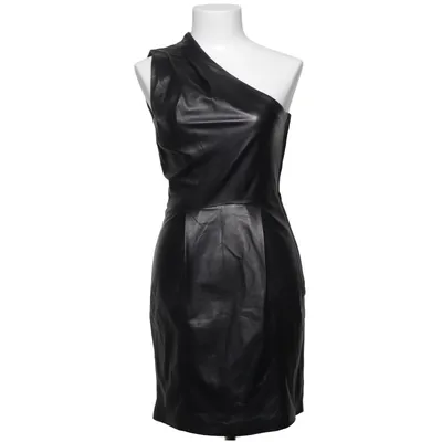 Robe en cuir (Noir) de Jimmy Choo for H&M Acétate, Cuir