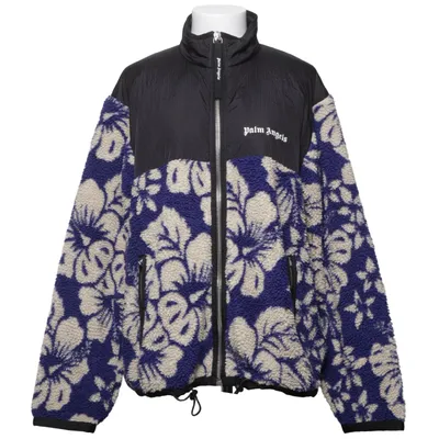 Veste polaire (Bleu, Blanc, Noir) de Palm Angels Acrylique, Polyamide, Polyester