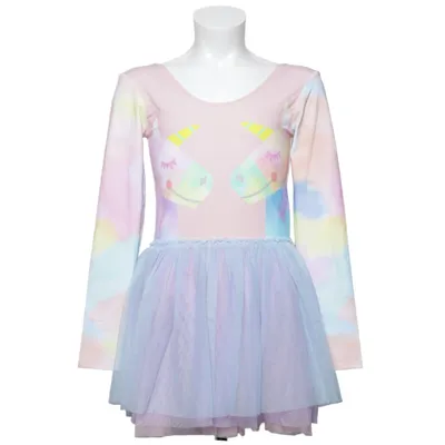 Kjole (Flerfarvet) fra Stella McCartney Kids Elastan, Polyamid