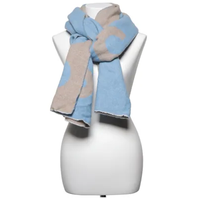 Scarf (Beige, Blue) from Acne Studios Polyamide, Wool