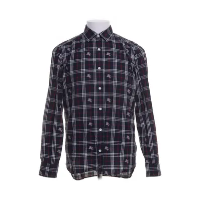 Shirt (Blauw, Meerkleurig) van Burberry Katoen