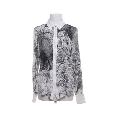 Skjorta (Vit, Svart) från Class Roberto Cavalli Acetat, Elastan, Silke, Viskos