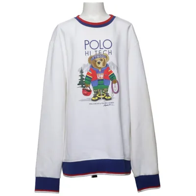 Sweatshirt (Blanc, Bleu, Rouge) de Polo Ralph Lauren Coton, Élasthane, Polyester