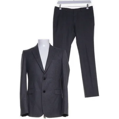 Suit (Gray, Black) from Givenchy Acetate, Cupro, Wool, Viscose