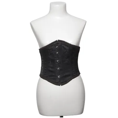 Corset (Black) from Burlesk Cotton, Polyester