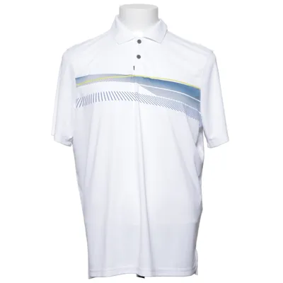 Pikétröja (Vit, Blå, Gul) från Oakley Elastan, Polyester