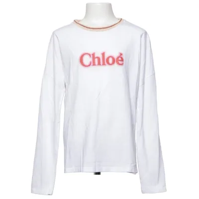 Lange mouwen shirt (Wit) van Chloé Katoen, Modal