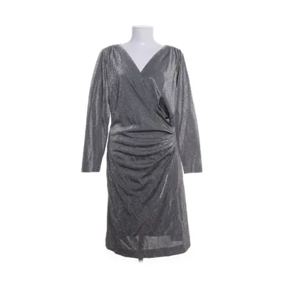 Cocktailklänning (Silverfärgad, Svart) från Yves Saint Laurent Polyamid, Polyester, Viskos