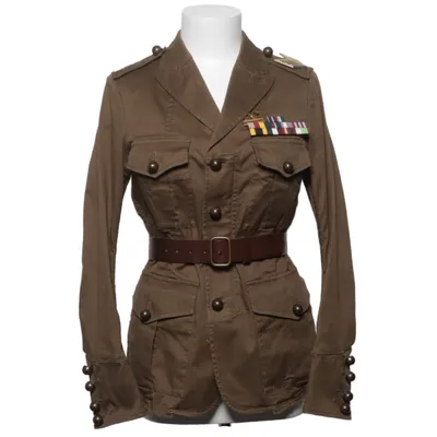 Safari jacket (Green) from Dsquared2 Cotton, Elastane