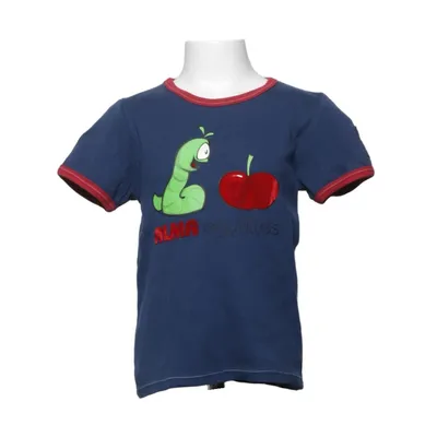 T-shirt (Blauw, Rood, Groen) van Mika Katoen
