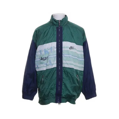 Træningsjakke (Blå, Grøn) fra Nike Bomuld, Polyamid, Polyester