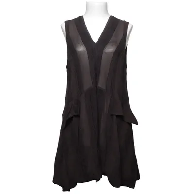 Jurk (Bruin) van Ann Demeulemeester Acetaat, Viscose