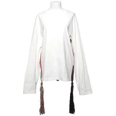 Lange mouwen shirt (Wit, Meerkleurig) van Jil Sander Katoen