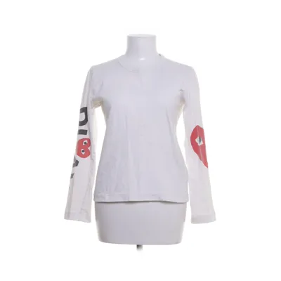 Long sleeve T-shirt (White) from Comme des Garçons PLAY Cotton