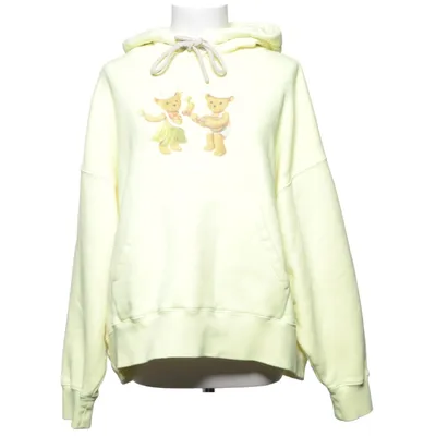 Sweat à capuche (Jaune) de Palm Angels Coton, Élasthane