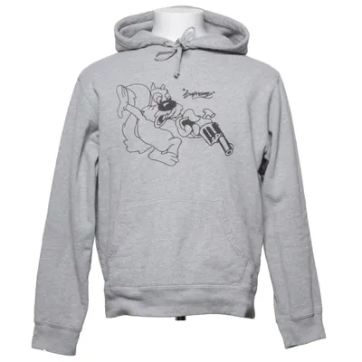 Huvtröja (Grå) från Supreme Bomull, Polyester