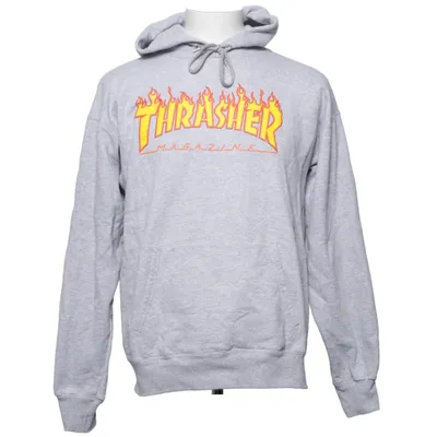 Kapuzenpullover (Grau) von Thrasher Baumwolle, Polyester