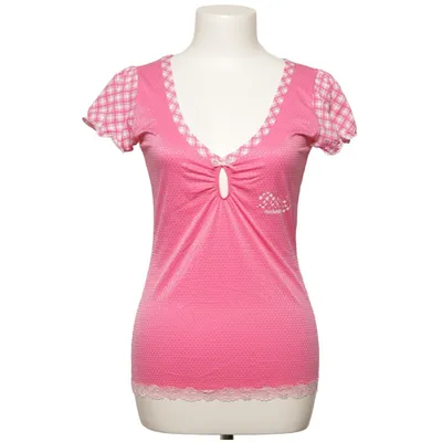 Top (Pink, Hvid) fra Dolce & Gabbana Underwear Elastan, Polyamid