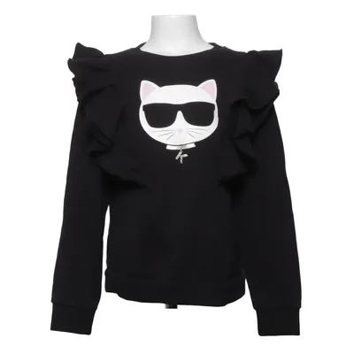 Sweatshirt (Noir) de Karl Lagerfeld Kids Coton, Élasthane, Polyester